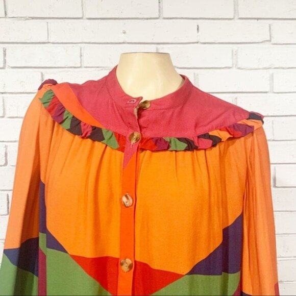 Farm Rio Women’s Juliana Stripes Midi Dress - Size Small - Picture 8 of 12